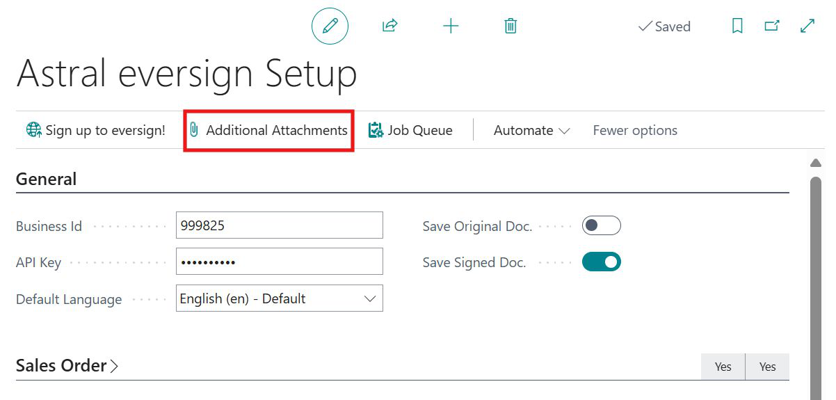 eversign Setup Page.img